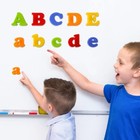 104 Pcs Magnetic Letters Numbers Alphabet Abc 123 Fridge Magnets Plastic Edu