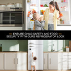 2 Pack Fridge Lock Freezer Lock With 4 Key For Child Safety Refrigerator Locks