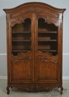 71905  Walnut Country French Two-door Armoire Wardrobe Cabinet