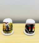 Lot Of 7 Rare Birchcroft China Porcelain Lord Of The Rings Thimbles England
