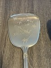 Vintage Floral Vanity Mirror And Brush Set