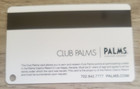 Palms Casino Las Vegas Club Palms 14th Issue Red Silver Slot Card