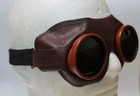 Vintage Rare Authentic Ussr Army Military Protective Goggles In Metal Case  40