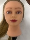 Mannequin Head Blonde Long Hair Hairdressing Training Head Beauty Salon Still
