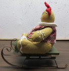 Gingerbread Girl On Sled Christmas Decor