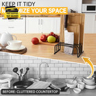 Kitchen Cutting Board Organizer Rack  5-slot Storage Holder For Boards  Bakeware