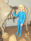 Vintage Original Marx Johnny West Best Of The West Josie  W  Horse   Accessories