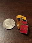 Vintage 1988 Seoul Olympics Coca Cola Hodori Tiger Ecuador Flag Lapel Pin