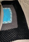 Handmade Handcrafted Granny Square Pattern Crochet Afghan Throw Blanket 