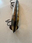 Vintage Heddon Vamp Floater Fishing Lure Yellow Perch Painted Eyes