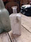 Vintage Glass Bottles Lot Of 3     Apothecary   Medicine   Soda