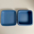 Wedgwood Blue Jasperware Us Eagle Square Trinket Box Te-ja s Exclusive  England