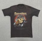 Vtg 3d Emblem Easy-riders Biker T-shirt 80s Lightweight Fits Men Xs  women   s S m