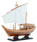 Indian Ocean Arabian Dhow Wood Ship Model 23 6  Sailboat Fully Assembled Boat