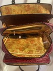 Nwt Samantha Brown Sb Perfect Tote Burgundy Brown Croc Embossed Shoulder Bag
