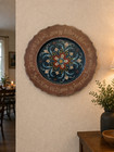 Signed Norwegian-american Rogaland Rosemaling Charger Wall Plate W Blessing 16   