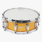 Rogers Dyna-sonic Snare Drum 5  X 14  Gold Sparkle Lacquer Beavertail Lugs