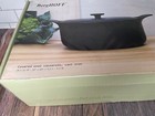 Berghoff Ron Cast Iron Covered Casserole  5 5 Quart  Black   new   