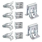 30pcs Car Retainer Clips  Metal Trim Panel Clip  Universal U-shaped Car Dashboar