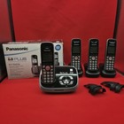 Panasonic Plus Cordless Phone 4 Handsets   Answering Machine Kx-tg6544 Dect 6 0