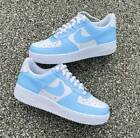 Air Force 1 Custom Low Two Two Baby Blue White Shoes Unc Mens Womens Kids Baby
