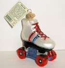 2016 Roller Skate - Old World Christmas - Glass Ornament - New W tag 44097