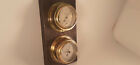 Vintage Barometer And Thermometer  Springfield  Working