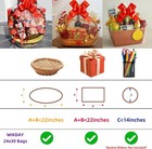 Heat Shrink Wrap Bags For Gift Baskets 10 Pcs 24x30 Inches Large