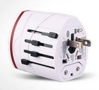 Universal All In One Worldwide Travel Power Plug Adapter With Dual Usb Charger