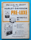 Original 1954-64 Harley Davidson Spare Parts Catalog Manual Book G Ge Servi Car