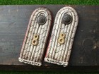 German Ww1 Heer Infantry Leutnant s Shoulder Boards  j  ger-bat nr 8  Original