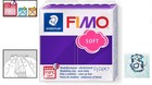 Durable Fimo Soft Clay In Plum 57g - Ideal For Jewelry And Craft Projects