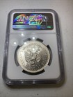 Mexico Estados Unidos 1923  1 Peso Silver Coin  Ngc Certified Uncirculated Ms63