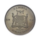 Zambia  1994  2000 Kwacha - Fifa World Cup Usa  Suriname 100 Guilders Mule