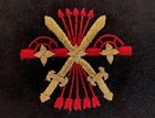 Ww2 German Spanish Fascist Falange Franco Guard Black Armband Near Mint