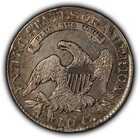 1825 50c Capped Bust Silver Half Dollar - Luster - Xf - Sku-z6064
