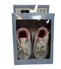 Nos Vtg Baby B gosh Baby Girls Victoria White Crib Shoes Sz 1 6 - 12 Mos Leather