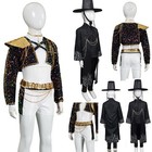 K-p dh    Zoey Rumi Girl Group Idol Saja Boys Jinu Cosplay Coat Top Kids Boy Girls