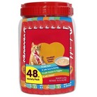  Squeeze Up Interactive Lickable Wet Cat Treats Variety Pack  48 Count Jar