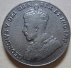1926 Canada Five Cents Near 6 N6 Nickel Coin  George V 5-cents 5c