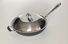All Clad 12 Inch Wok With Stainless Steel Cover