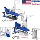 Dental Unit Chair Computer Controlled Dc Motor Pu Hard Leather   Doctor Stool 