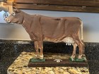 Vintage Cast Iron Cow Door Stop Farmhouse Decor Old Cow
