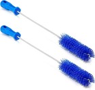 2 Pack Flexible Drain Brush Set - 19 7  Pipe Cleaning Tool For Shower   Tub
