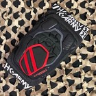 New Hk Army Crash Ctx Paintball Knee Pads - Black red - X-large
