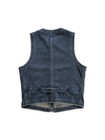 Men s Spring American Vintage Workwear Round Neck Vest High Quality Waistcoat