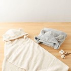 Imabari Towel Baby Bathrobe Animal Ears Bath Poncho Made In Japan