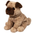     New Douglas Cuddle Toys Stuffed Soft Plush Milo Pug Dog Puppy Animal Brown Tan