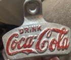 Starr  x  Brown Mfr 1920-1940 Ish Coca Cola Bottle Opener Wall Mount Vintage