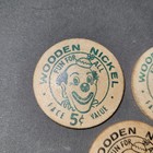 3 Certified Wooden Nickels Vintage 60s 70s
